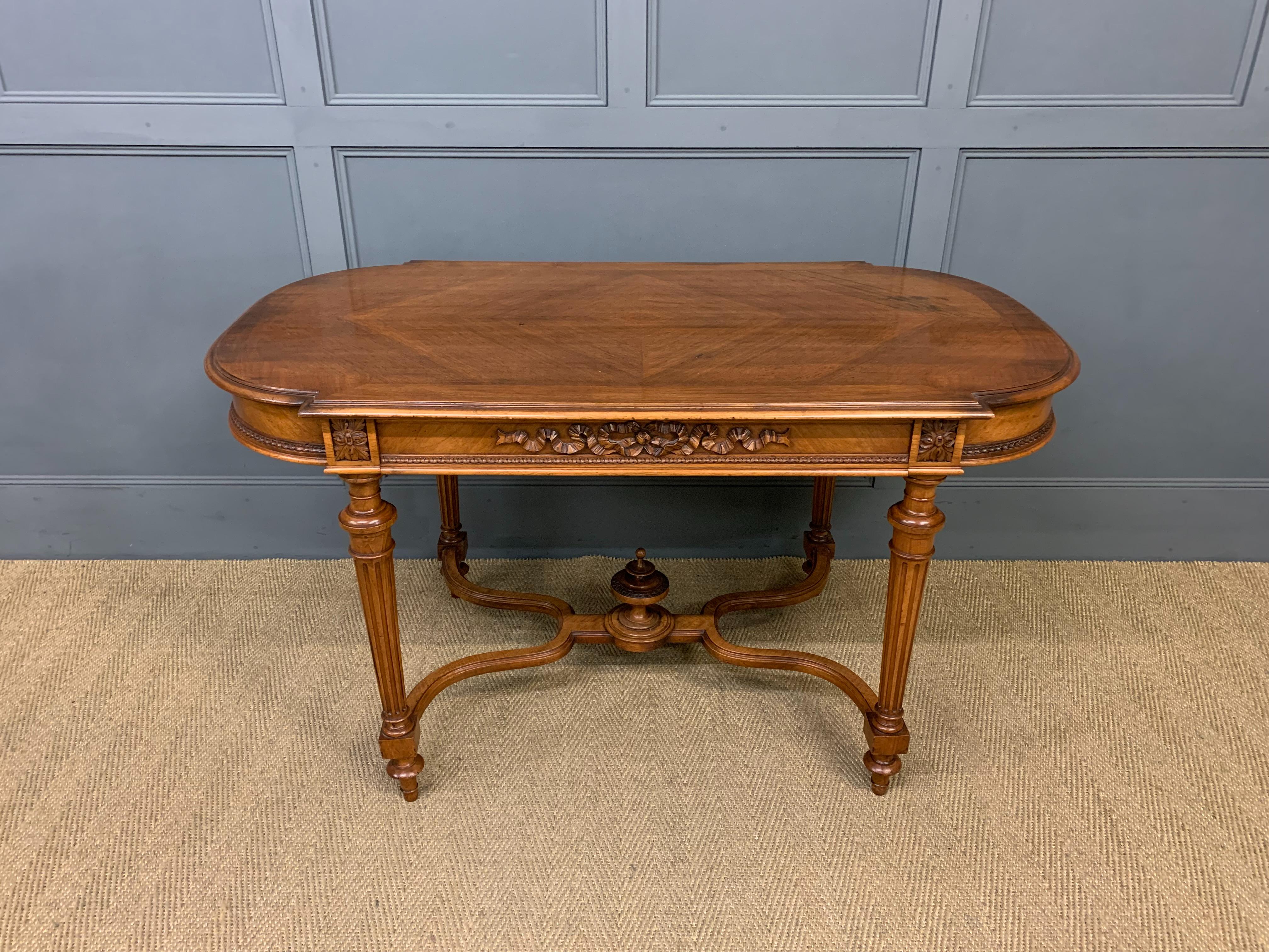 French Walnut Centre Table