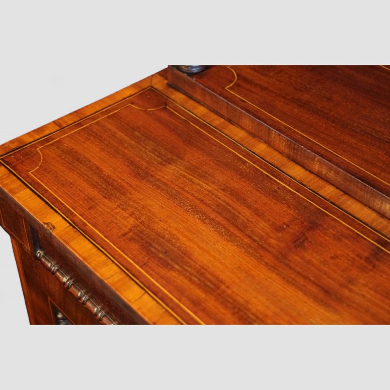 Regency mahogany inlaid chiffonier