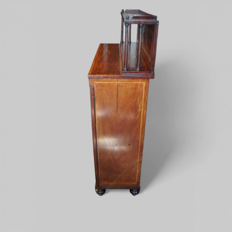 Regency mahogany inlaid chiffonier