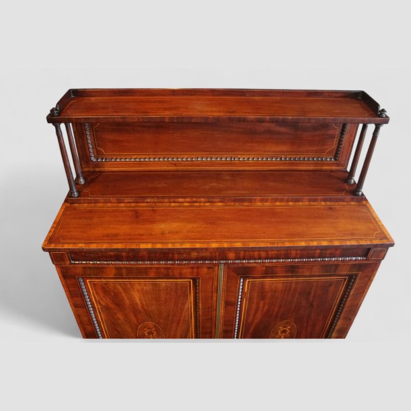 Regency mahogany inlaid chiffonier