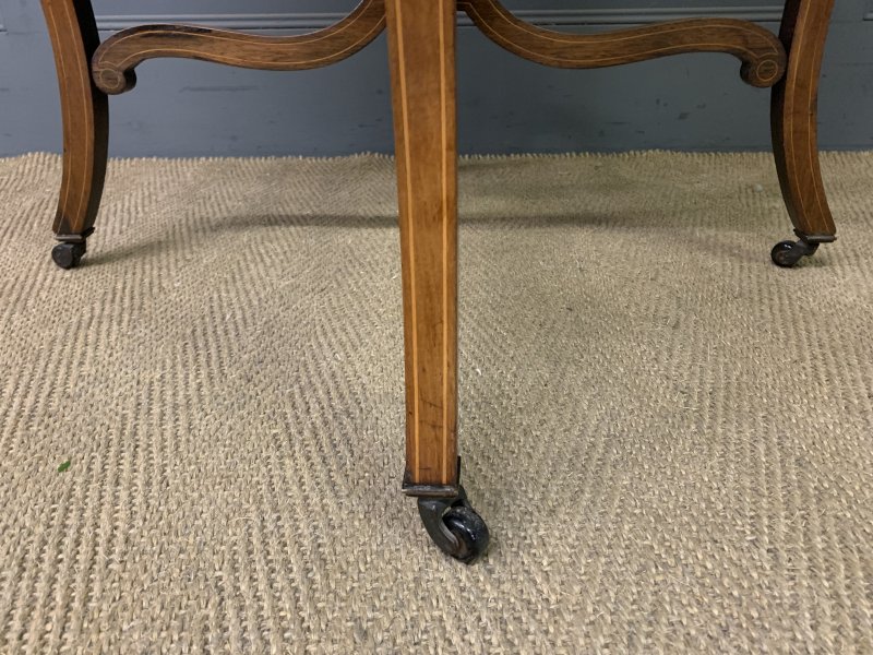Inlaid Rosewood Occasional Table