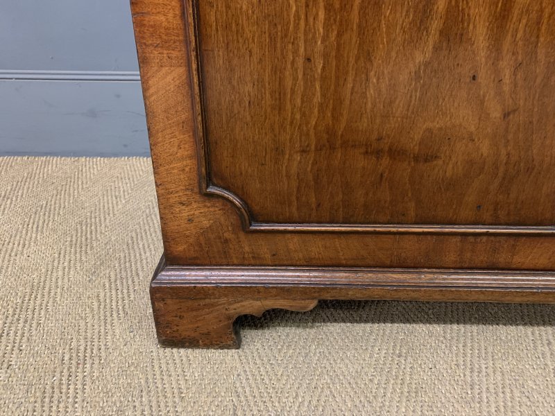 George III Mahogany Secretaire Bookcase