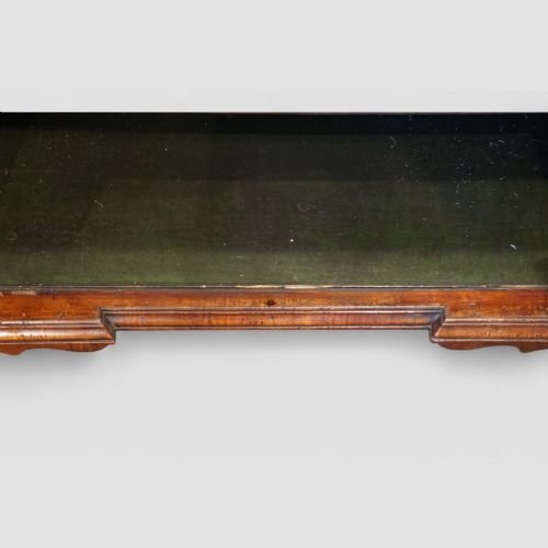 George I style walnut display cabinet