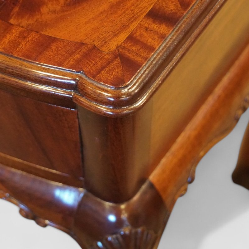 Pair of George VI bedside tables
