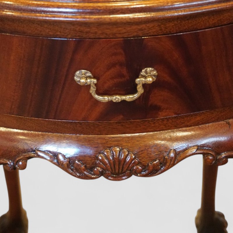 Pair of George VI bedside tables