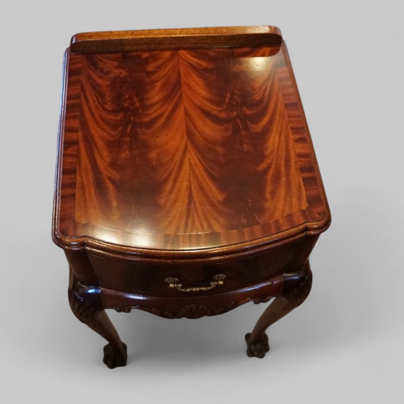 Pair of George VI bedside tables
