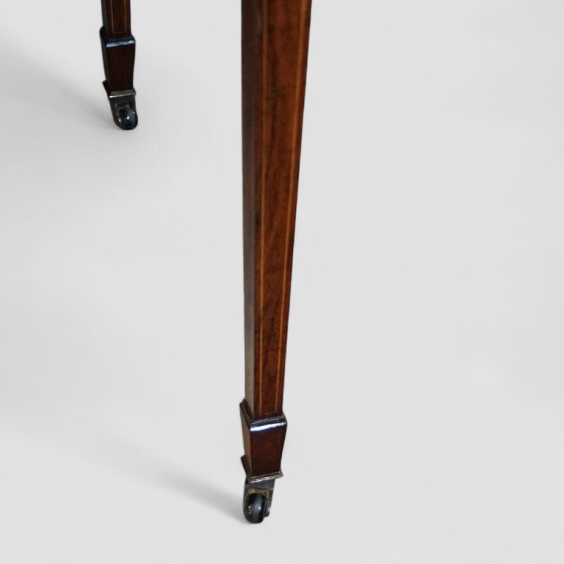 Victorian inlaid rosewood writing table