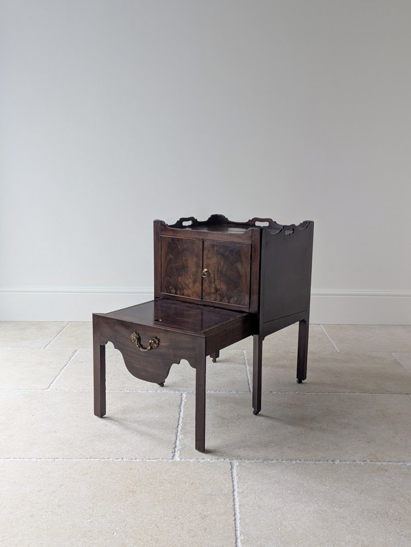 Antique George III Mahogany Bedside Commode c.1800