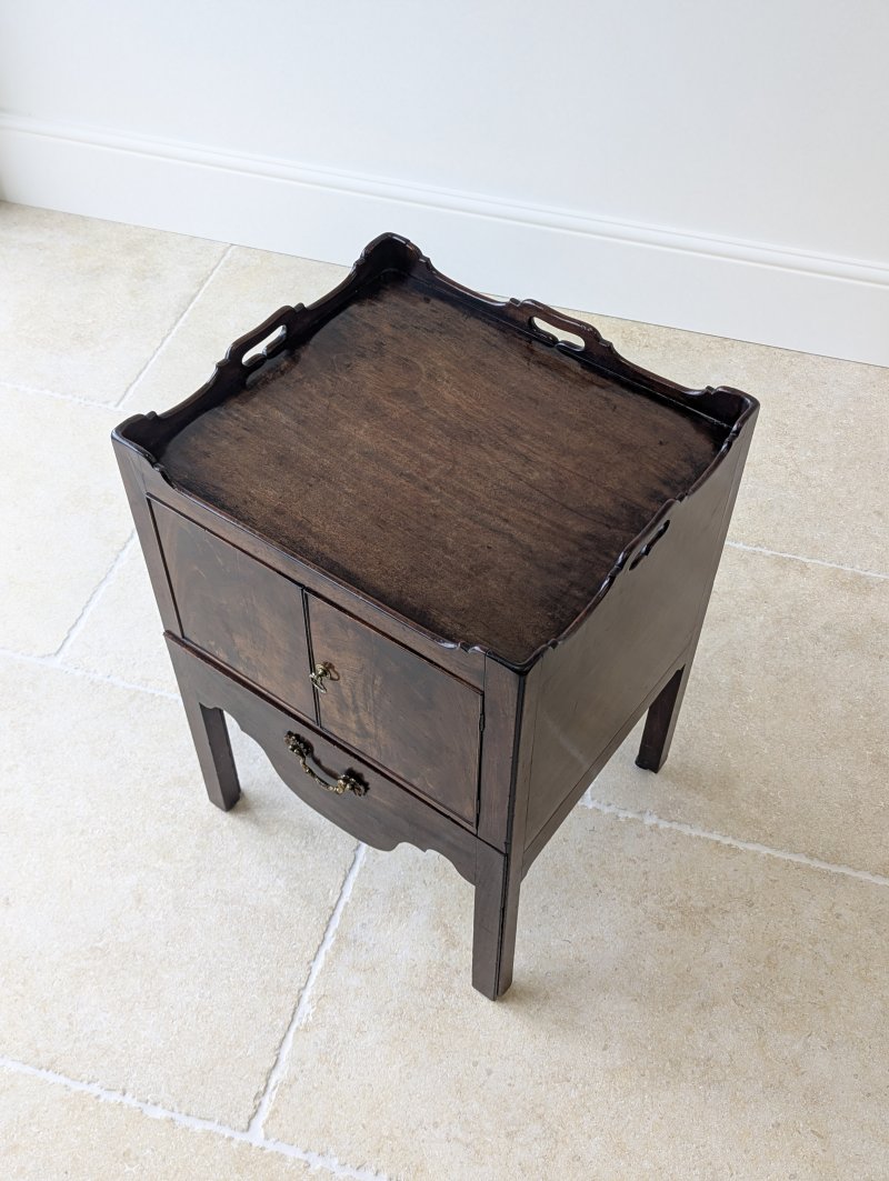 Antique George III Mahogany Bedside Commode c.1800