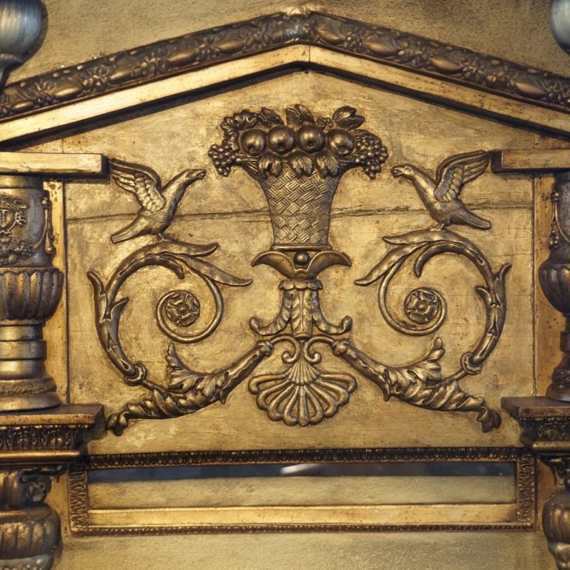 Pair of Antique gilt pier mirrors