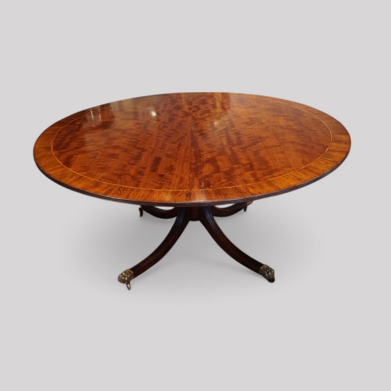 Regency style circular dining table