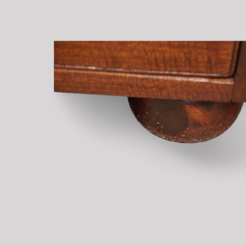 Victorian mahogany military chest