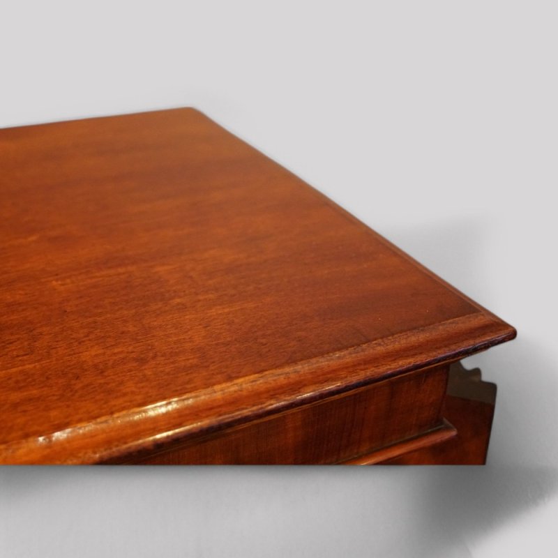 Victorian mahogany Wellington chest