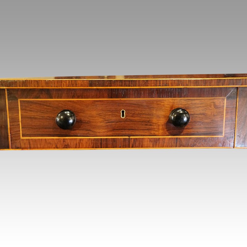 Regency rosewood sofa table