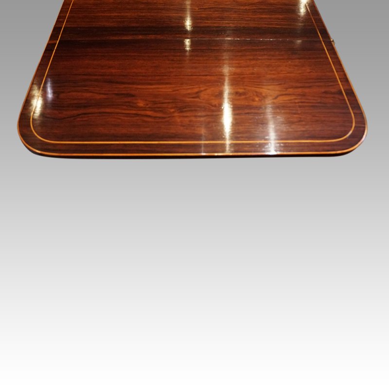 Regency rosewood sofa table