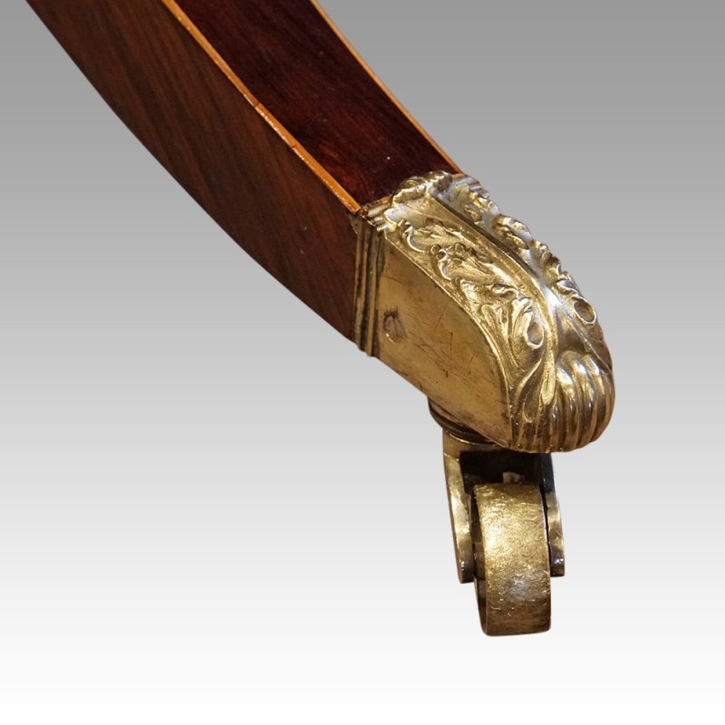 Regency rosewood sofa table