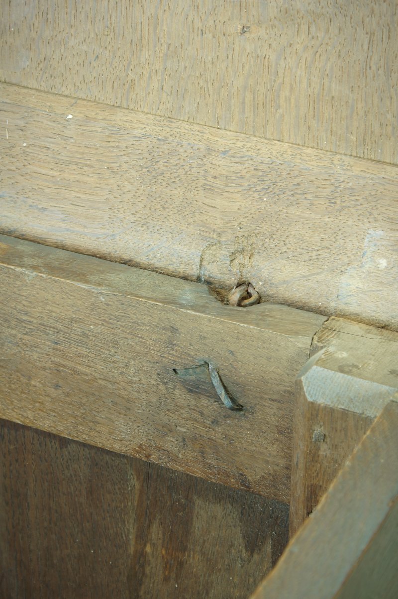 A Rare 17th Century Oak Mule Chest/ Coffer.