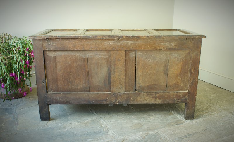 A Rare 17th Century Oak Mule Chest/ Coffer.