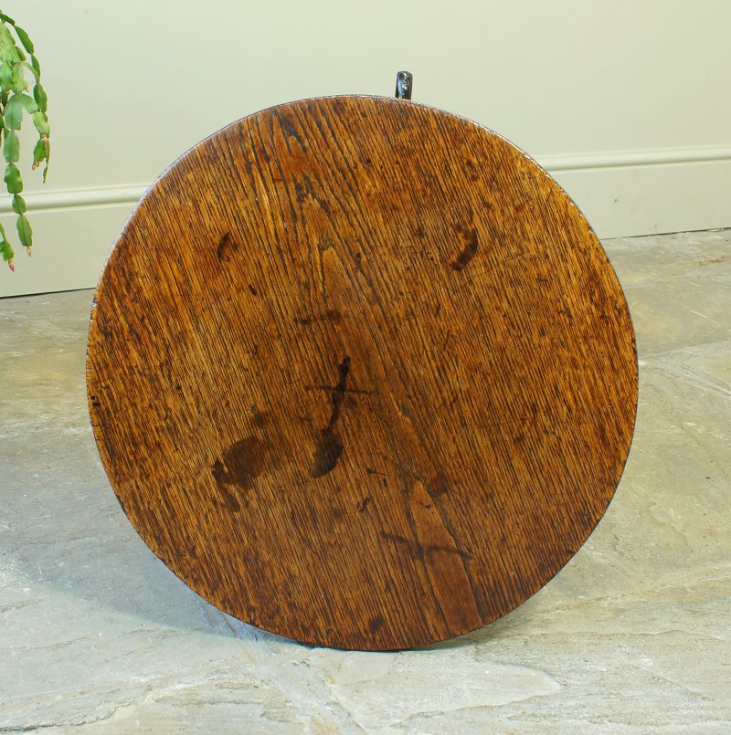 Small 18th Century Oak Tripod/ Wine / Lamp Table.