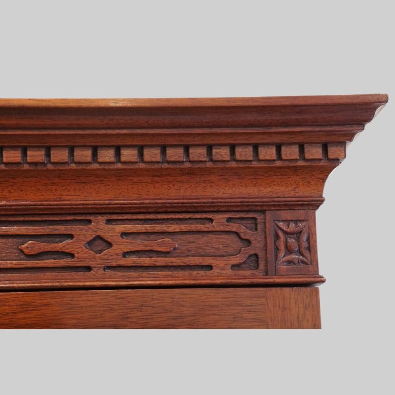 Georgian style mahogany bookcase