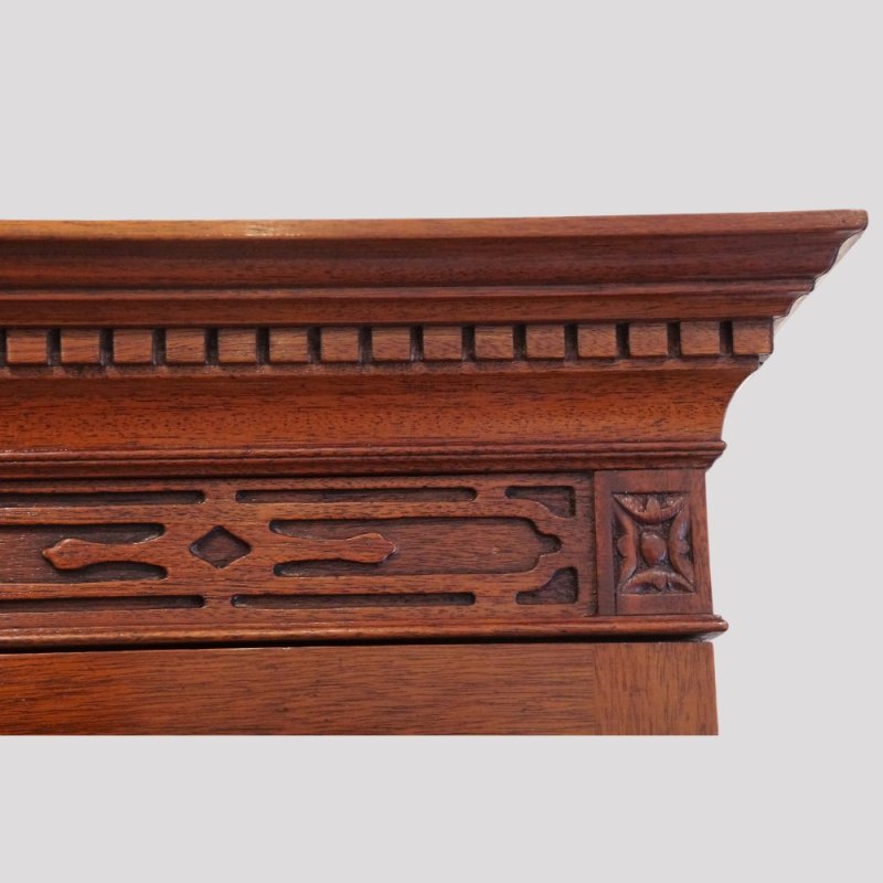 Georgian style mahogany bookcase