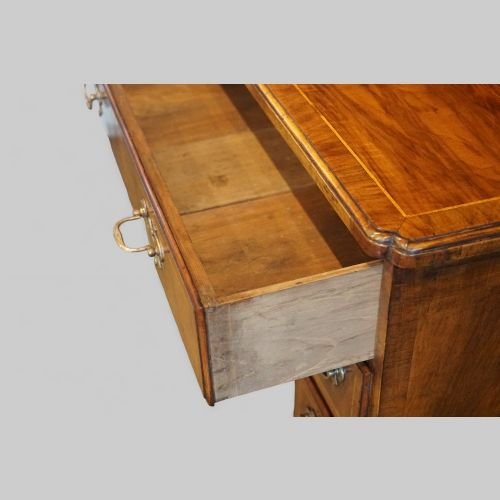 Antique walnut kneehole