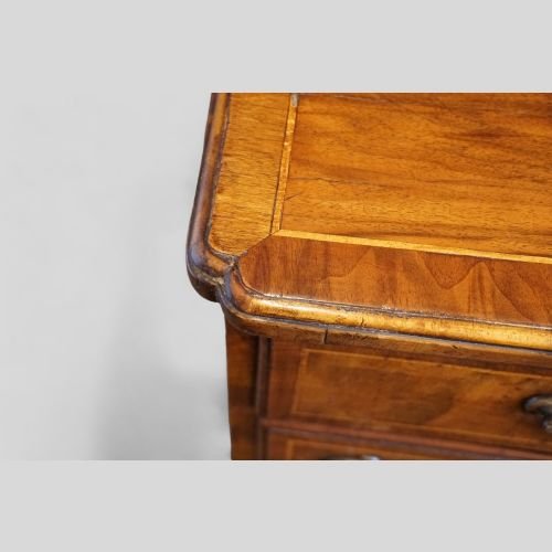 Antique walnut kneehole