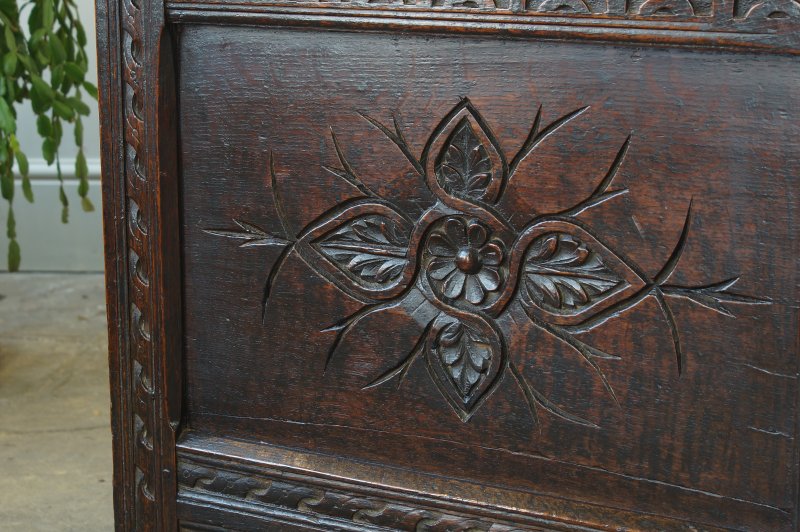 17th Century Oak Coffer.