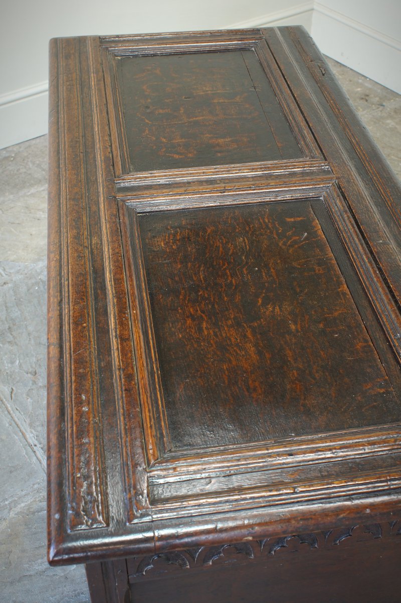 17th Century Oak Coffer.