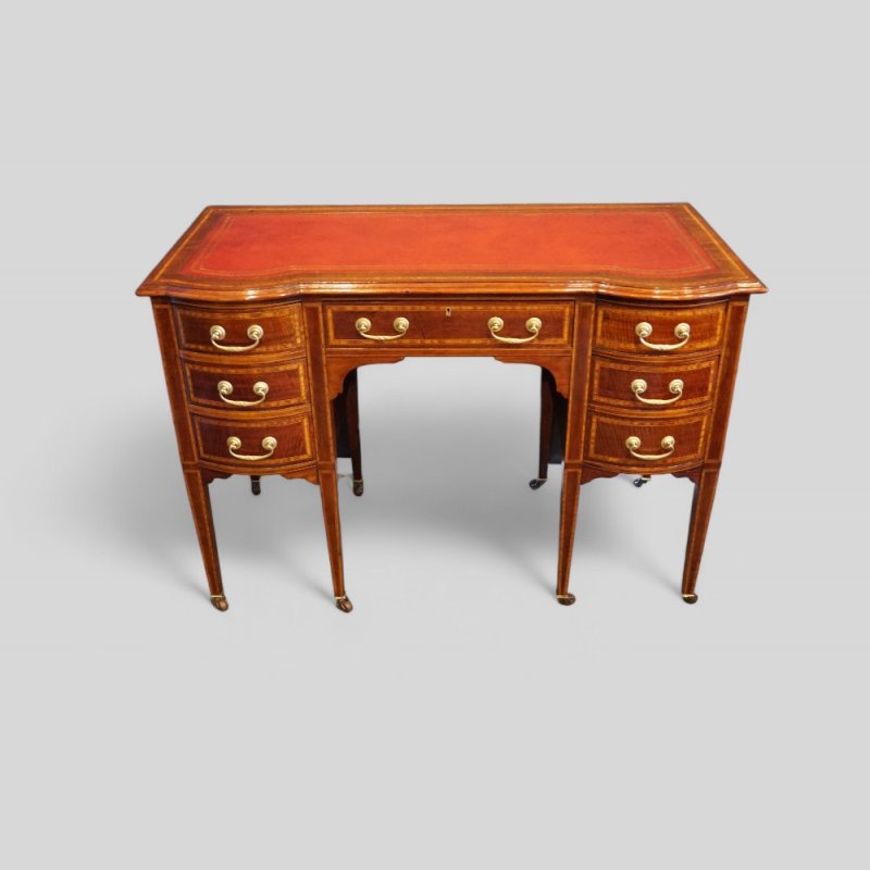 Edwardian inlaid ladies desk