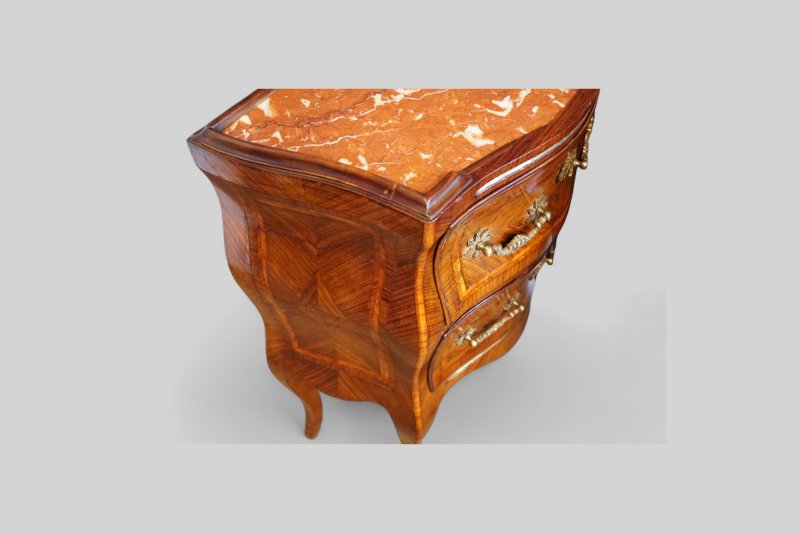 Pair of Continental bedside chests