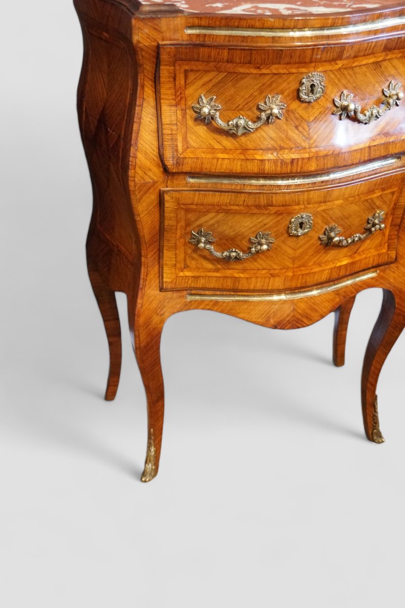 Pair of Continental bedside chests