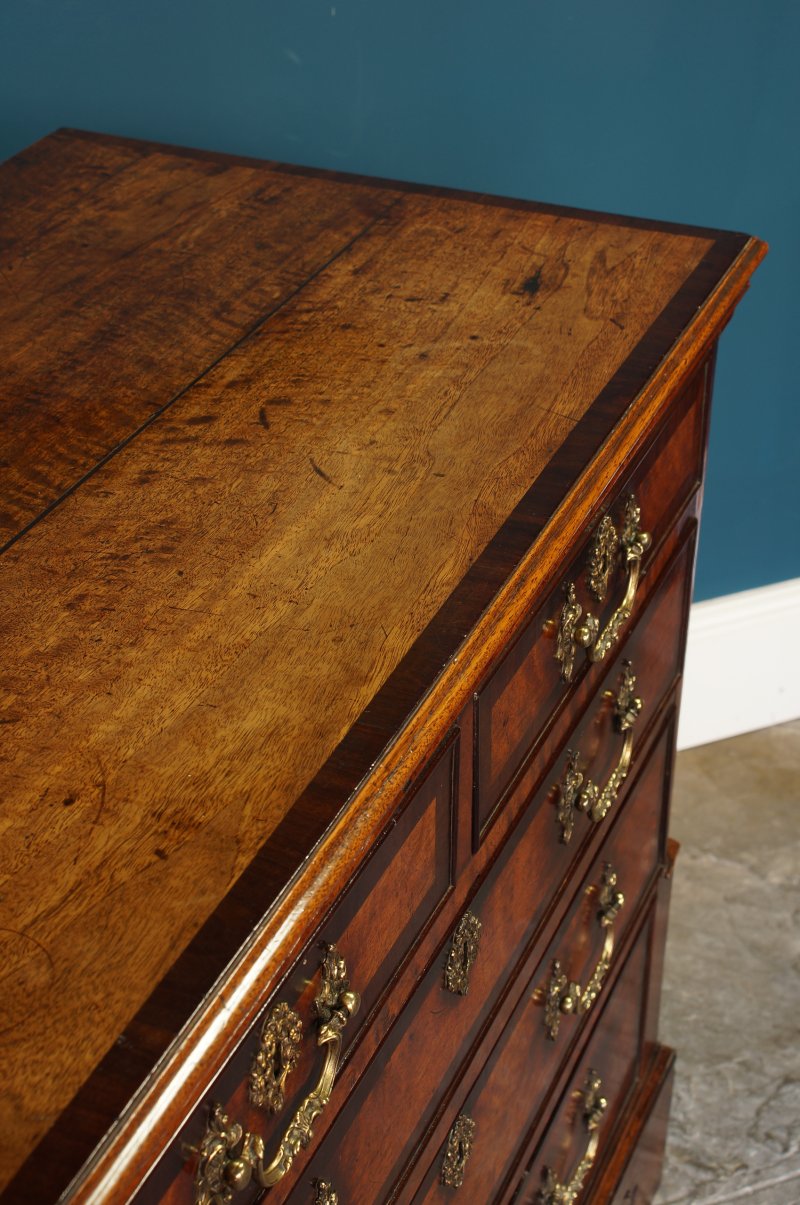 18th Century Walnut Chest Of Drawers.