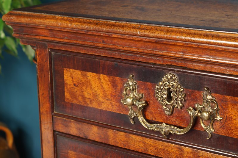 18th Century Walnut Chest Of Drawers.