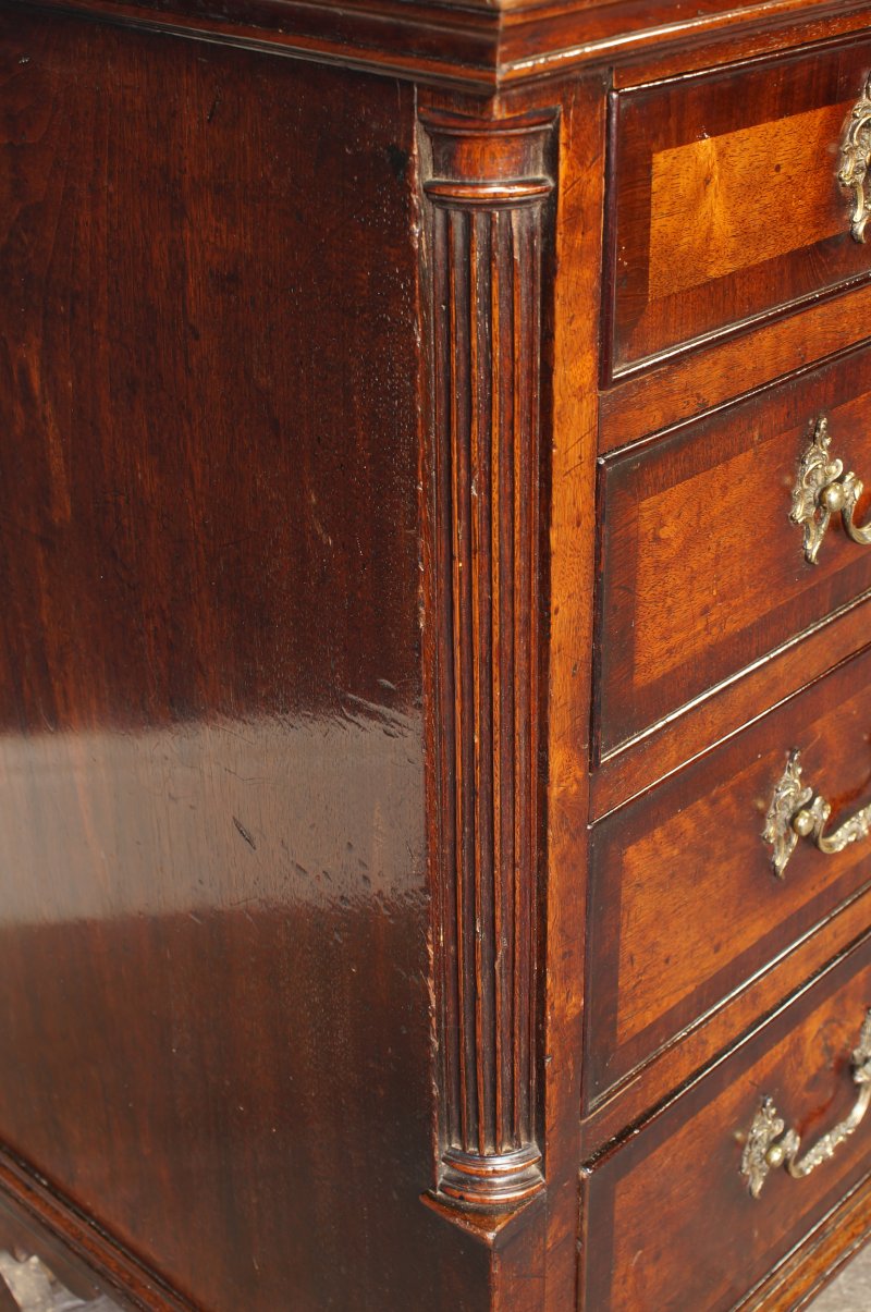 18th Century Walnut Chest Of Drawers.