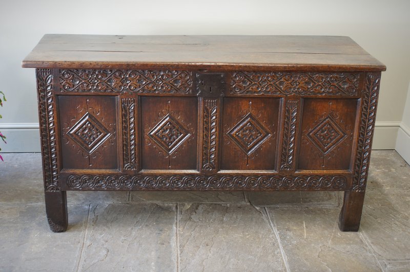 17th Century Yorkshire Coffer.