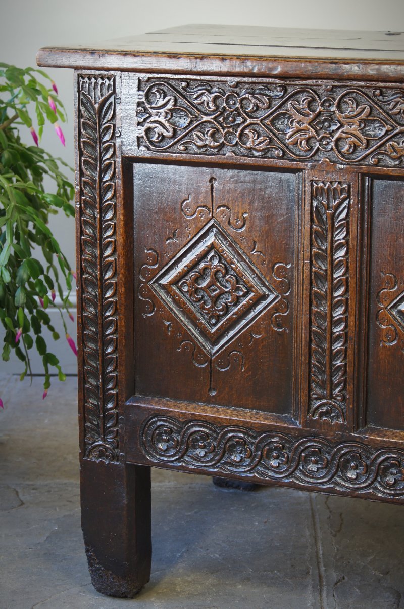 17th Century Yorkshire Coffer.