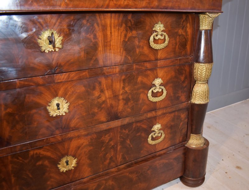 French Empire Commode Chest Of Drawers