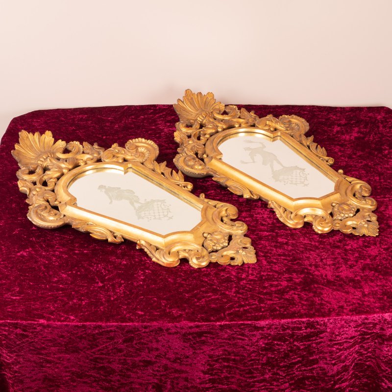 Pair of Venetian Mirrors