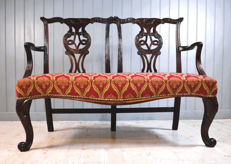 18th Century Mahogany Settee