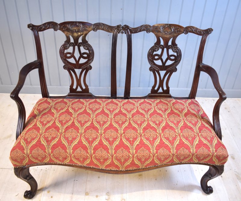18th Century Mahogany Settee