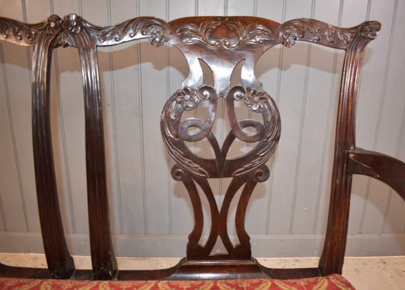 18th Century Mahogany Settee