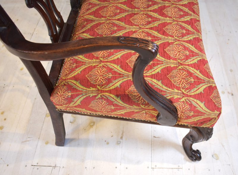 18th Century Mahogany Settee