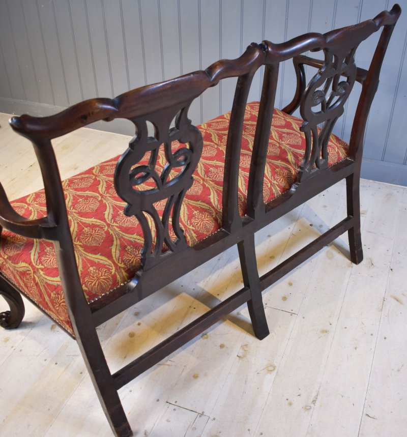 18th Century Mahogany Settee