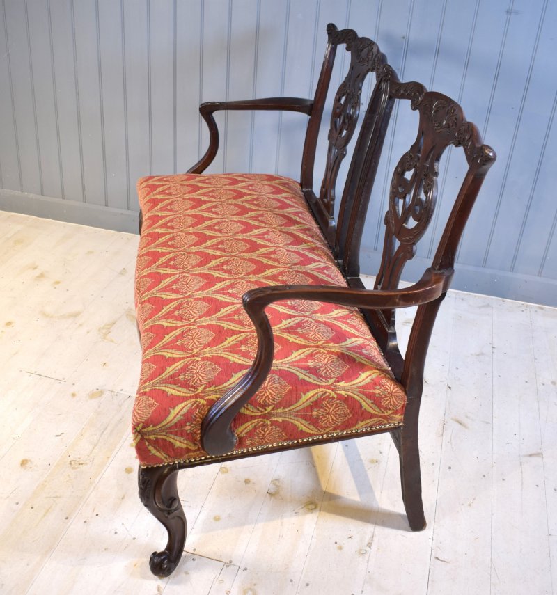 18th Century Mahogany Settee
