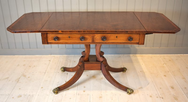 Rosewood Sofa Table Circa 1800