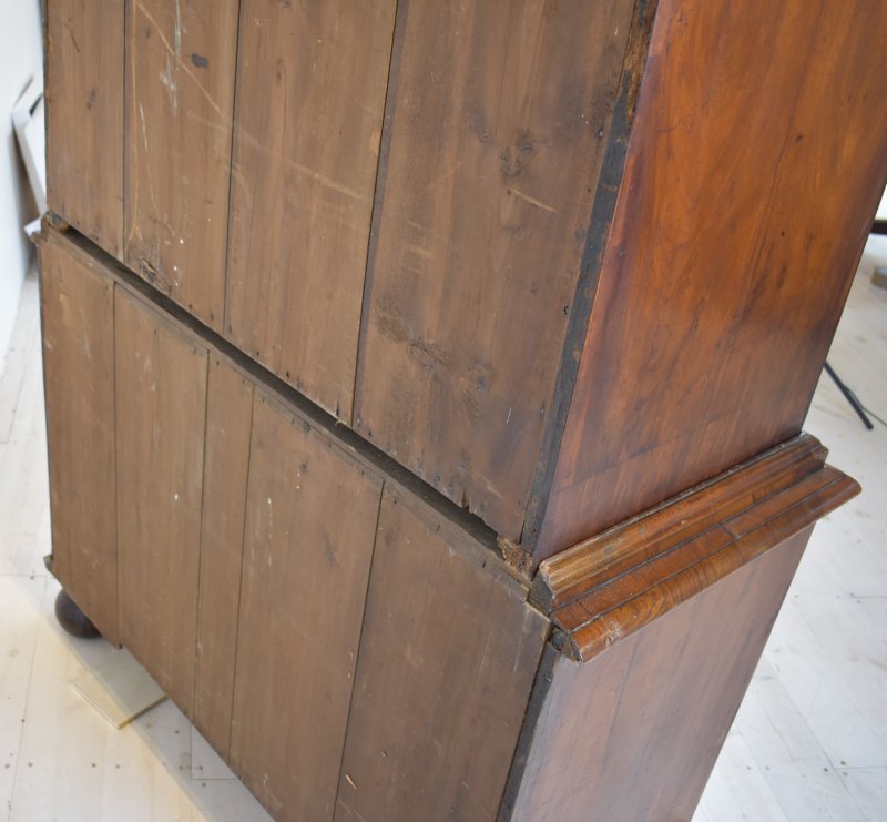 Walnut Secretaire Queen Anne