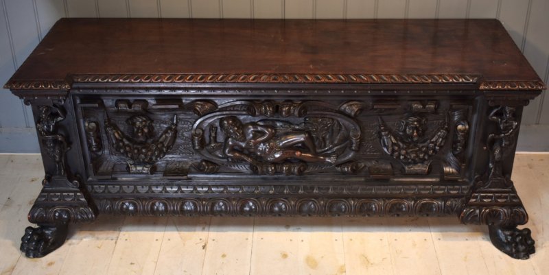 Italian Walnut Cassone