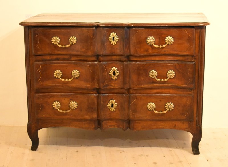 French Provincial Walnut Commode