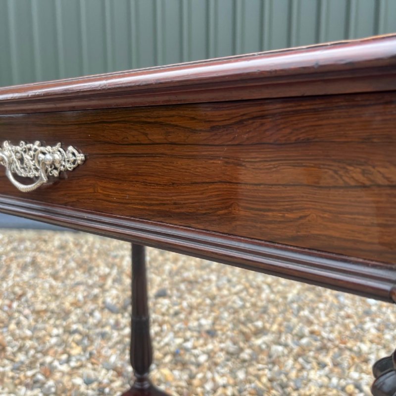 An Exhibition Quality Collingson & Lock Rosewood, Coromandel And Kingwood Inlaid Table